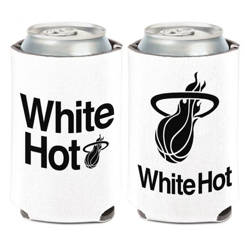 MIAMI HEAT SOFT FOAM CAN BOTTLE COOZIE KOOZIE COOLER HOLDER NBA LICENSED Cover
