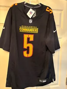 Men's Nike Jayden Daniels Carbon Black Washington Commanders Jersey Size: XL - Picture 1 of 5