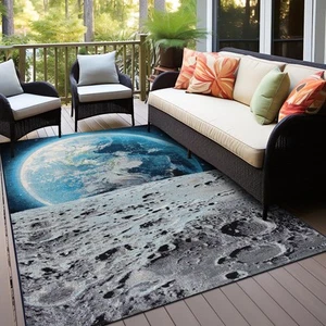 Rugshop Outdoor Carpet Rug Galaxy Collection Indoor Outdoor Rugs Patio Rugs 6x9 - Picture 1 of 11