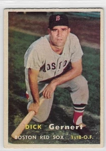 1957 Topps #202 DICK GERNERT Boston Red Sox (Excellent) **free shipping** - Picture 1 of 2