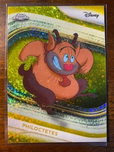 2025 Topps Chrome Disney Philoctetes #46 Yellow Mini Diamond Refractor Hercules - Bild 1 von 2