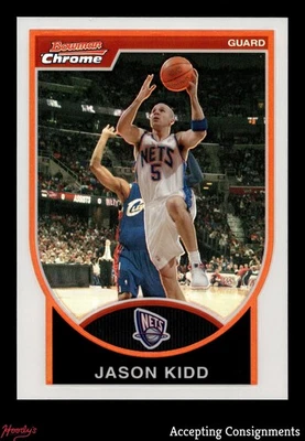2007-08 Bowman cromo refractores #55 Jason Kidd redes 231/299 Foto 1 de 2