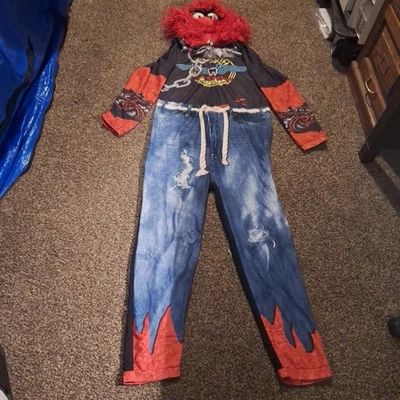 Официальный цельный костюм животного Disney Muppets The Electric Mayhem пижама S - Изображение 1 из 4