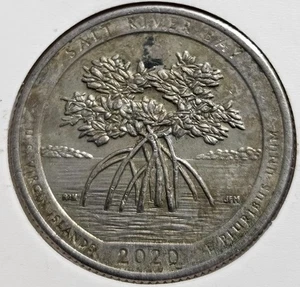 2020 W Salt River Bay US Virgin Islands V75 Privy US West Point Quarter 25c 5 - Picture 1 of 2