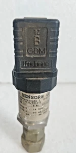 Sensors GmbH 110-1602-2-3-10-3-1-000 Pressure Transmitter 16 Bar 4-20mA Hirschma - Picture 1 of 5