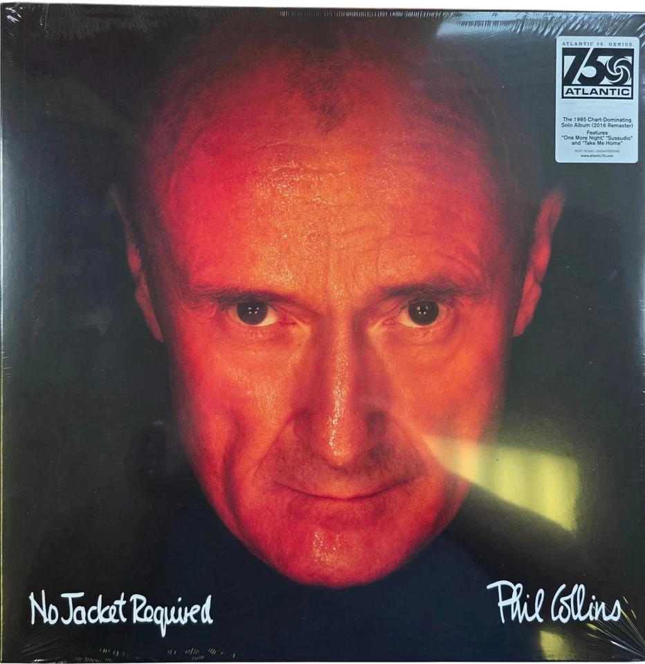 Phil Collins No Jacket Required  On Clear Vinyl Limited Edition NEW - Image 1 of 1