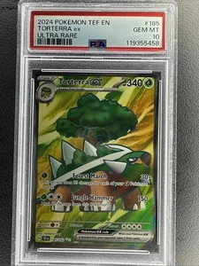 Torterra ex 185/162 SV05: Temporal Forces Holo PSA 10 GEM MINT - Picture 1 of 2