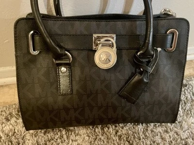 NUEVO CON ETIQUETAS Michael Kors Hamilton EW Cartera Bolso de Mano Oficina Negocios Elegante Cartera $298 Foto 1 de 4