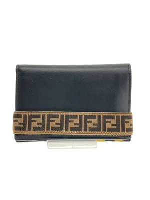 Estojo de cartão FENDI -- BLK masculino 7M0265 e A8VC-199-3260 usado - Imagem 1 de 4