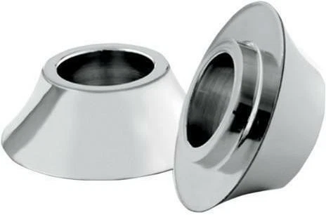 Componentes RC espaciadores de eje delantero cónico - cromo motocicleta calle HD-SPCR-1C Foto 1 de 3