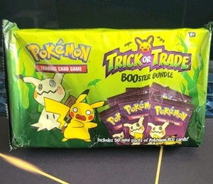 Nintendo Pokémon TCG Trick or Trade BOOster Bundle - 50 Packs - Picture 1 of 6
