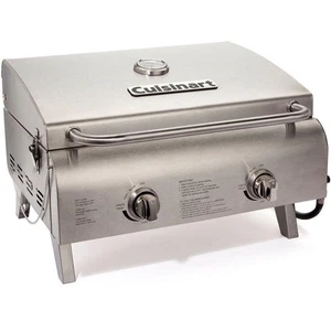 Portable Propane Tabletop Grill in Stainless Steel - Picture 1 of 6