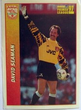 MERLIN PREMIER LEAGUE 1997 STICKER #26 DAVID SEAMAN ARSENAL FREE POSTAGE