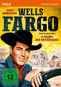 Wells Fargo Vol.1 Oeste Serie De TV - Dale Robertson - 4 Capítulos Caja DVD - Imagen 1 de 2