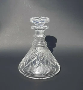 Vintage Clear Crystal Decanter with Stopper - Picture 1 of 5