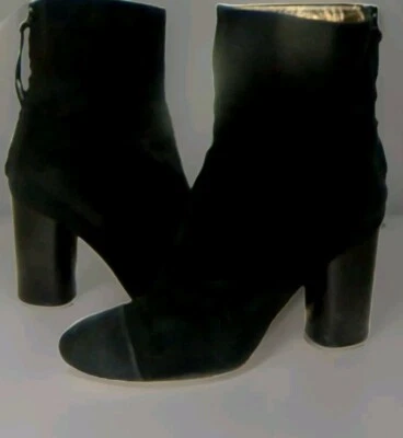 ISABEL MARANT Trevor Black Suede Leather Ankle Boots Size 38 EU 7 US Italy - Image 1 of 4