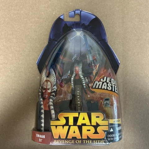 Star Wars SHAAK TI 21 JEDI MASTER 3.75" Action Figure Revenge Of The Sith 2005 Cover
