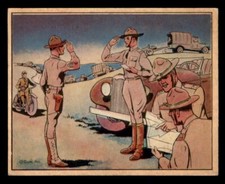 1941 R157 Gum Uncle Sam #12 How To Tell An Officer'S Rank EX