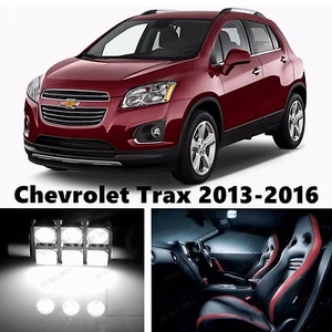 13pcs LED Xenon White Light Interior Package Kit for Chevrolet Trax 2013-2016 - Foto 1 di 12