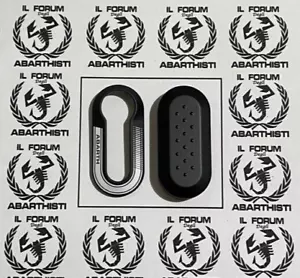 OUTLET: ABARTH 595 695 PUNTO cover chiave 100% originale FIAT ABARTH NERA RACE - Imagen 1 de 1
