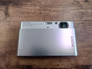 ''AS IS'' Sony DSC-T77 Digital Camera Brown Cyber-shot 10.1MP 4x Optical Zoom - Picture 1 of 4