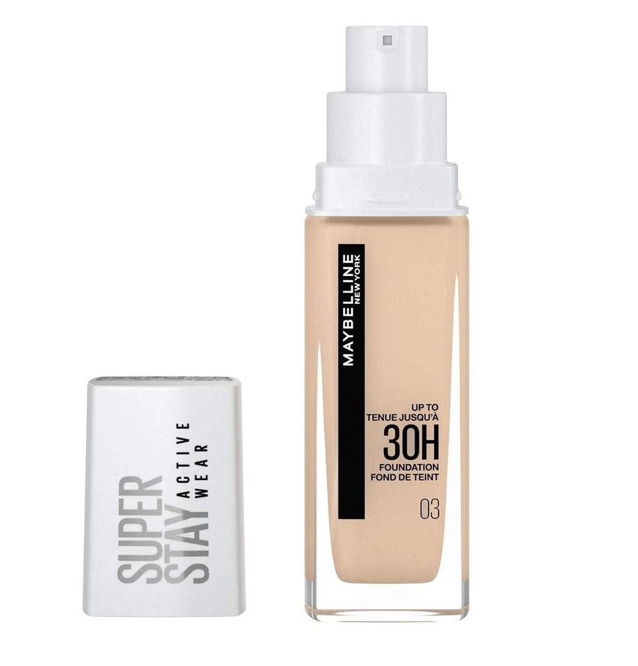 MAYBELLINE NEW YORK MAYBELLINE SuperStay 30h Active Wear Foundation 30ml NEW Sealed -- Choose ---