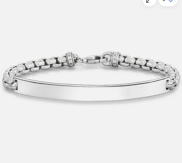 Bracciale donna Thomas Sabo Argento 925 Love Bridge  ponte per incisioni LBA0085 - Immagine 1 di 1