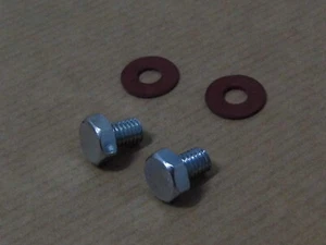 Triumph Tiger Cub H519  Lightweight Fork Oil Filler Plug & Washer x2 ' - Picture 1 of 5