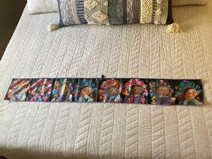 Oscar Munderik "Munecos" Scarf 57 x 8 - Picture 1 of 5
