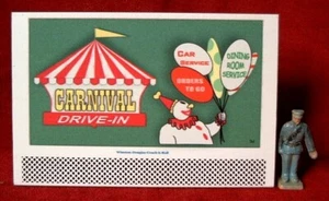 CARNIVAL DRIVE-IN - SEATTLE, WA #6____S ESCALA CARTELERA DE HOJALATA - Imagen 1 de 3