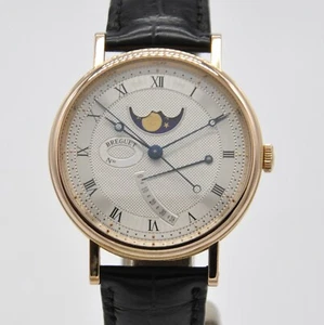 Breguet Classique MoonPhase Power Reserve 18k Rose Gold 39mm 7787BR Automatic L - Picture 1 of 7