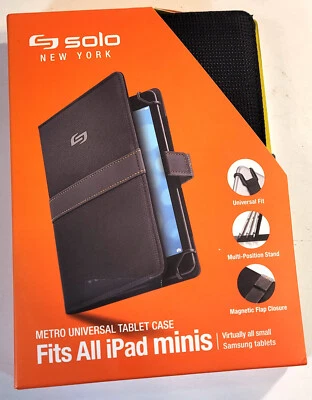 New Universal iPad Mini Samsung Tablet Case~ Black UBN2204~Solo New York - Image 1 of 4
