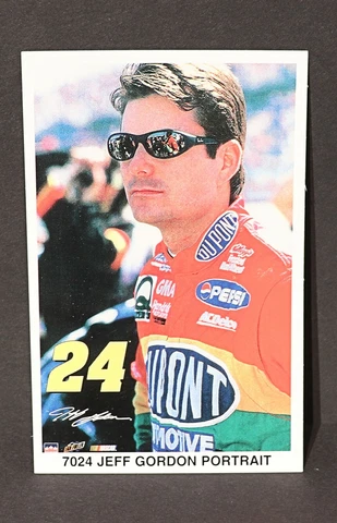 Jeff Gordon portrait STARLINE NFL Mini Poster approx. 3 x 5 Inches NOS (F) Cover