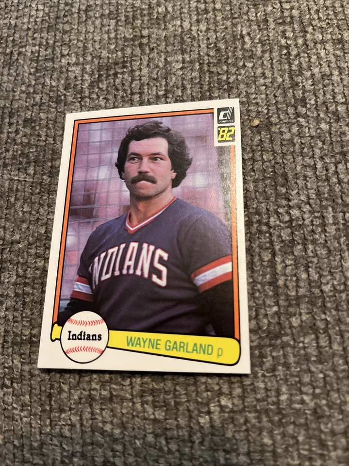 1982 Donruss 489 Wayne Garland   Cleveland Indians  Baseball - Image 1 of 1