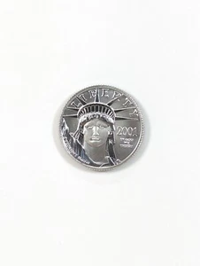 2001 1/4 Unze Platin $ 25 Dollar American Eagle Liberty NUR BU Münze! - Bild 1 von 2