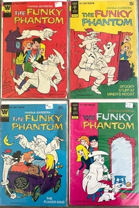 The Funky Phantom Comic Book Lot of (4) Gold Key - Whitman 1972 Vintage Comics - Picture 1 of 5
