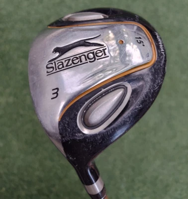 SLAZENGER # 3 WOOD 15* LH 46" STIFF FLEX MID KICK GRAPHITE RAW DISTANCE SHAFT - Image 1 of 4