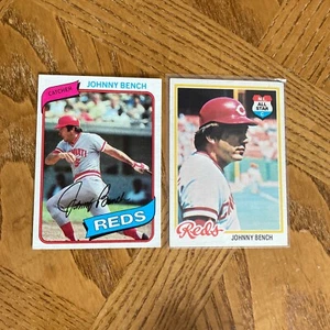Johnny Bench Topps 1978 1980 Cards Cincinnati Reds Catcher - Picture 1 of 6