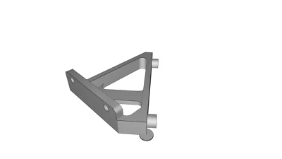 LCD Halterung für Kossel Mini 3D Drucker kompatibel mit AZSMZ Display - Bild 1 von 3
