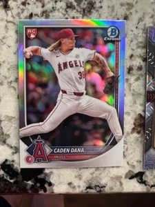 2025 BOWMAN CHROME RED ROOKIE REFRACTOR CARD ANGELS CADEN DANA #94 - Picture 1 of 1