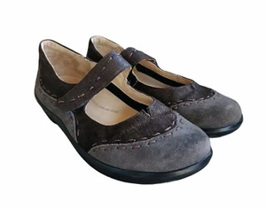 Ziera Shoes Size 39 M AUS 8 Brown Leather Comfort Orthotic Mary Jane Gummibear - Picture 1 of 11