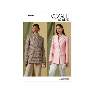 Vogue Schnittmuster V1927 - Blazer für Damen, doppelreihiger Verschluss - Bild 1 von 4