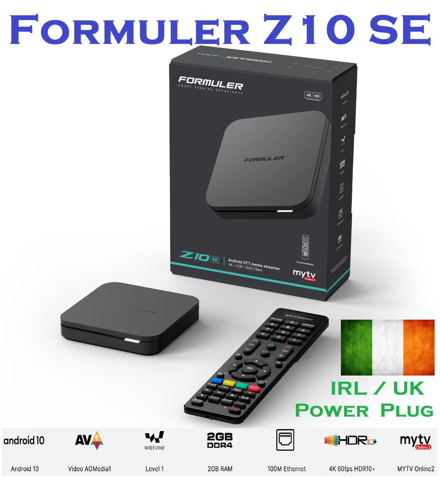 Formuler Z10 SE 4K UHD Android 10 TV Box 4GB WIFI NEW VERSION OF FORMULER Z+ NEO - Image 1 of 2