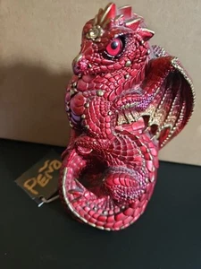 Windstone Edition Rising Spectral Sragon In Red Fire - Picture 1 of 6