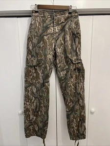 Vintage 90s Mossy Oak TREESTAND Original Camo Pants Gr. XS, 26x32 MADE IN USA - Bild 1 von 10