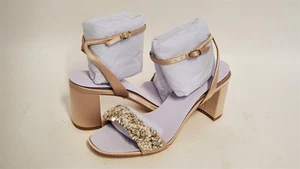 Badgley Mischka Mujer Clara Embellecido Correa Tacones, Rubor, 6.5 M EE. UU. - Imagen 1 de 6