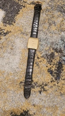 Rolex Celini 1965 reloj de oro de 18 quilates genuino reloj con correa de cuero de cocodrilo Foto 1 de 4