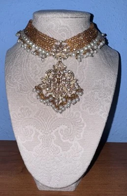 juego gargantilla joyería india Foto 1 de 4