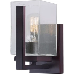 Forte Lighting 5187-01-32 Sammi 1 Light 5 inch Antique Bronze Sconce Wall Light - Picture 1 of 2
