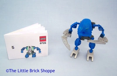 LEGO Bionicle Matoran 8726 DALU - Complete figure with printed instructions - Image 1 of 3